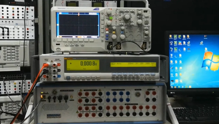 Test K3163i DF/DT, DV/DT, (ROCOF) w trybie analogowym i IEC61850 SV